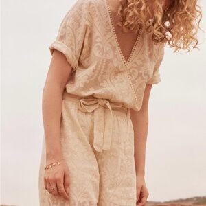 Elegant Cream Jumpsuit